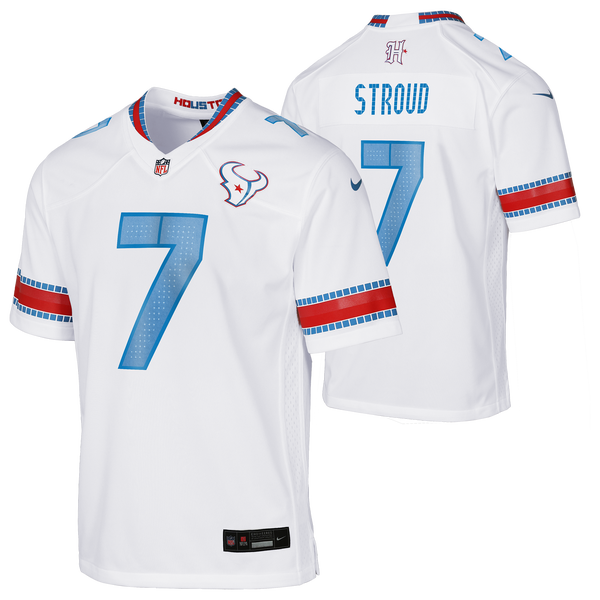 Nike Texans NFL Rival Game Jersey - Boys' Grade School - White