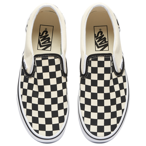 Vans Classic Slip On - Women's - White/Black - Image 4