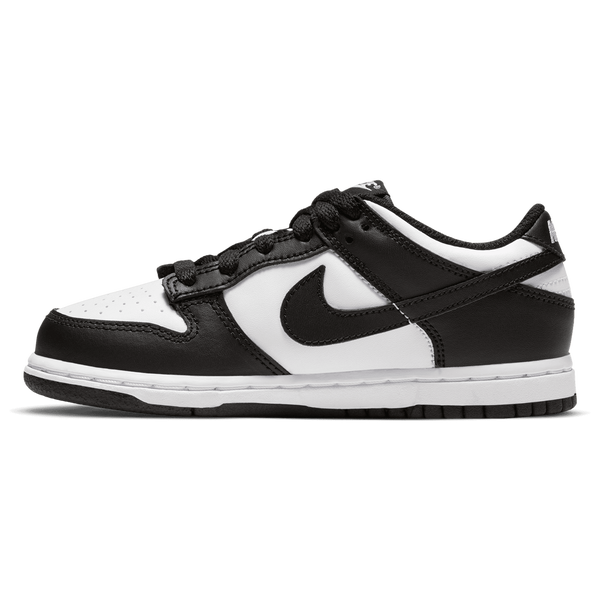 Nike Dunk Low - Boys' Preschool - White/Black/White - Image 2
