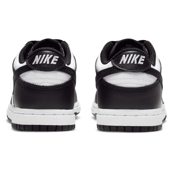 Nike Dunk Low - Boys' Preschool - White/Black/White - Image 3