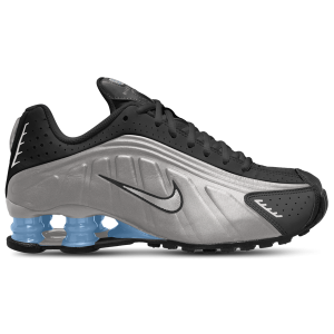 Nike Shox R4 - Boys' Grade School - Black/Metallic Silver/Metallic Silver