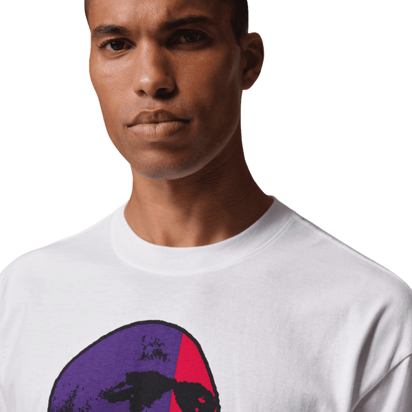 Jordan MJ Statement 1985 Short Sleeve Crew - Men's - White - Image 5