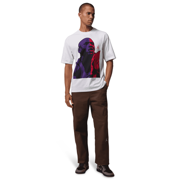 Jordan MJ Statement 1985 Short Sleeve Crew - Men's - White - Image 6