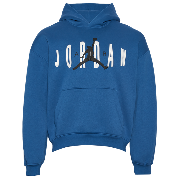 Jordan Brooklyn GFX Oversized Pullover Hoodie - Men's - Blue