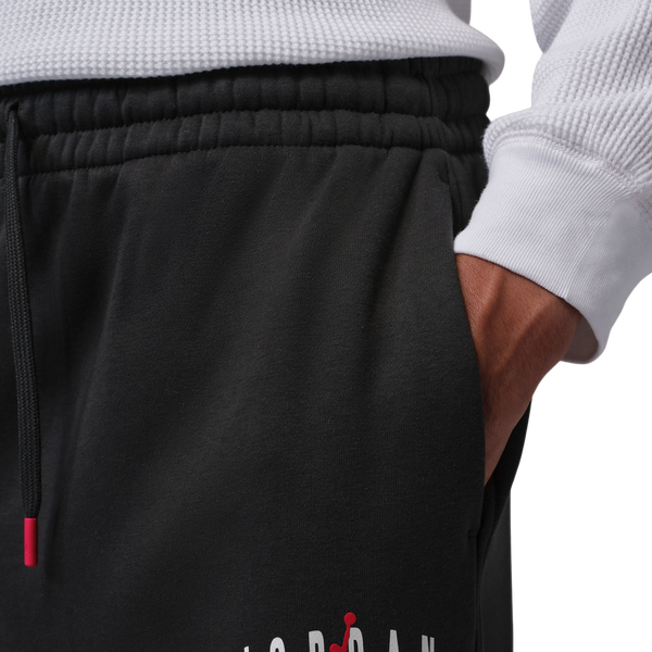Jordan Brooklyn GFX Fleece Cargo Pant - Men's - Black - Image 3