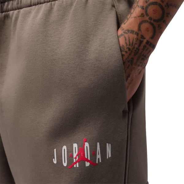 Jordan Brooklyn GFX Fleece Cargo Pant - Men's - Brown - Image 3