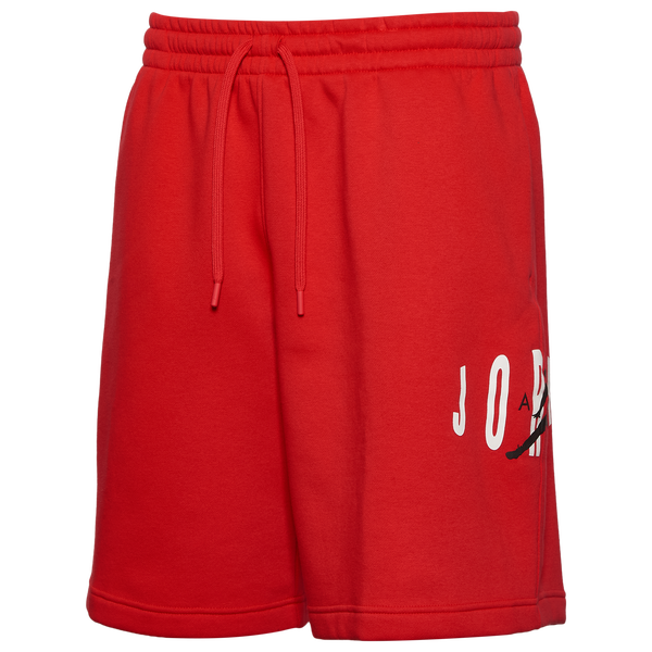 Jordan Brooklyn GFX Oversized 11" Shorts - Men's - Red