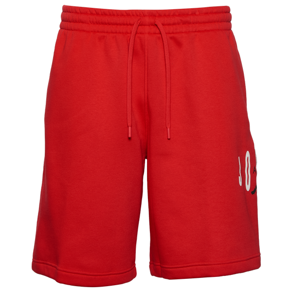 Jordan Brooklyn GFX Oversized 11" Shorts - Men's - Red - Image 2