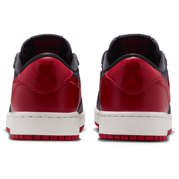 Jordan AJ 1 Retro Low OG - Boys' Grade School - Black/Red/White - Image 3