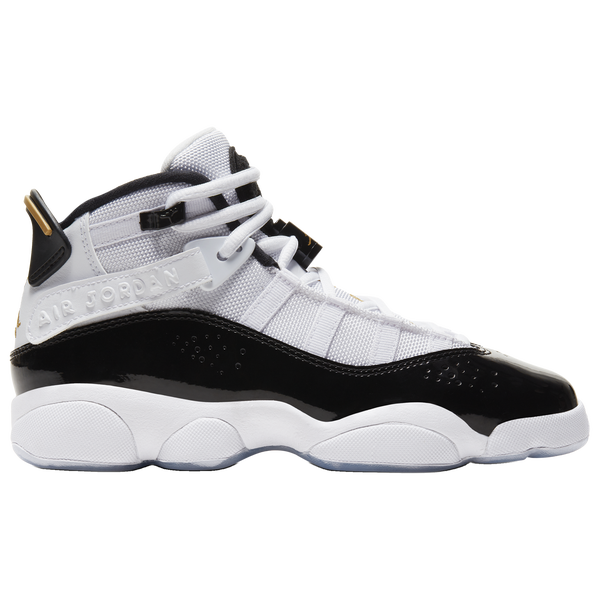 Jordan 6 Rings - Boys' Grade School - Black/Metallic Gold/White
