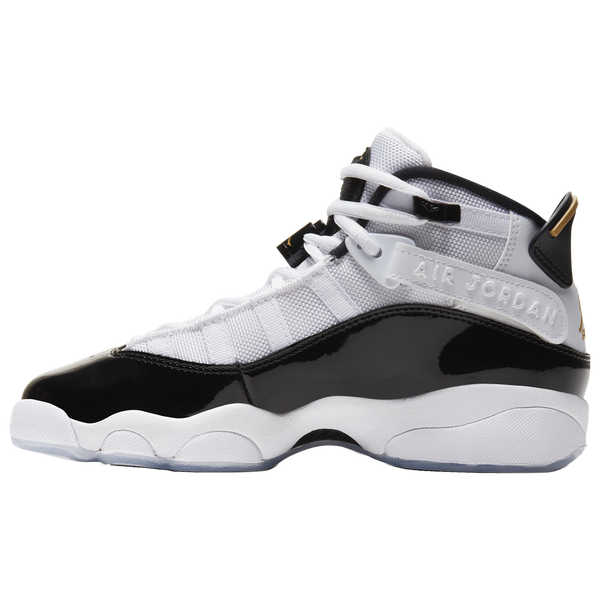 Jordan 6 Rings - Boys' Grade School - Black/Metallic Gold/White - Image 2