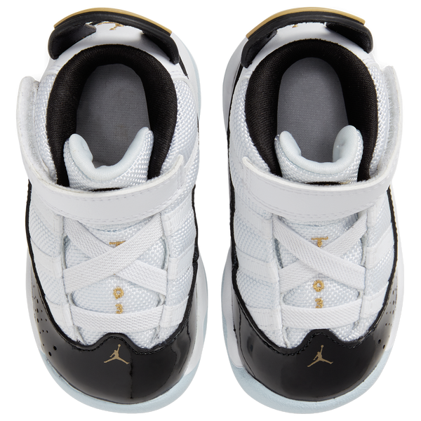 Jordan 6 Rings - Boys' Toddler - White/Metallic Gold/Black - Image 4