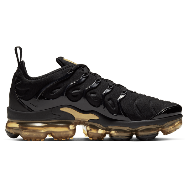 Nike Air Vapormax Plus - Men's - Black/Metallic Gold