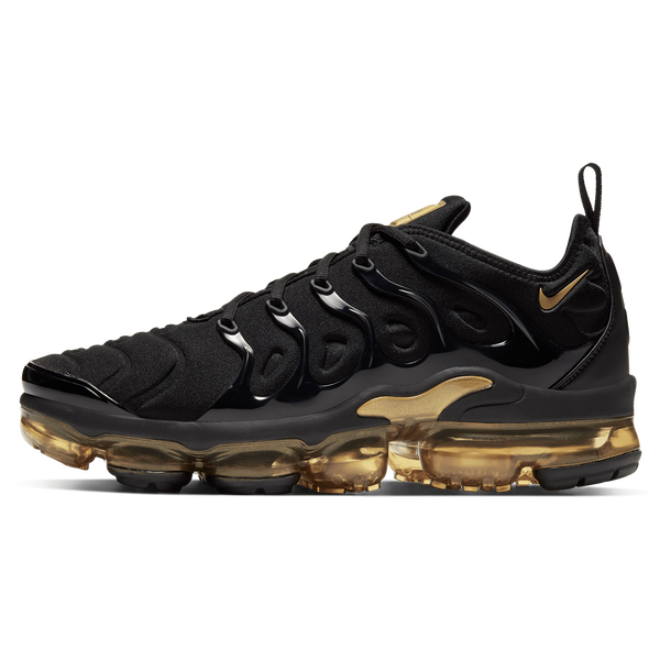 Nike Air Vapormax Plus - Men's - Black/Metallic Gold - Image 3