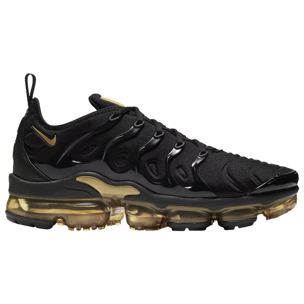 Nike Air Vapormax Plus - Men's - Black/Metallic Gold - Image 7