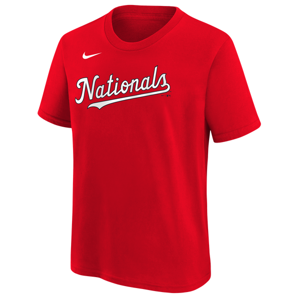 Nike MLB Nationals Kids Name & Number T-Shirt - Youth - Red - Image 2