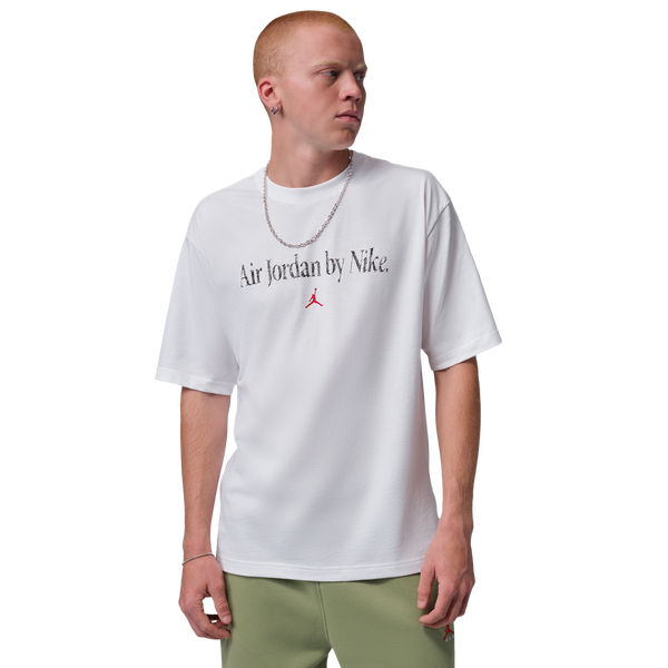 Jordan Brooklyn GFX Sneaker 85 Short Sleeve Crew - Men's - White