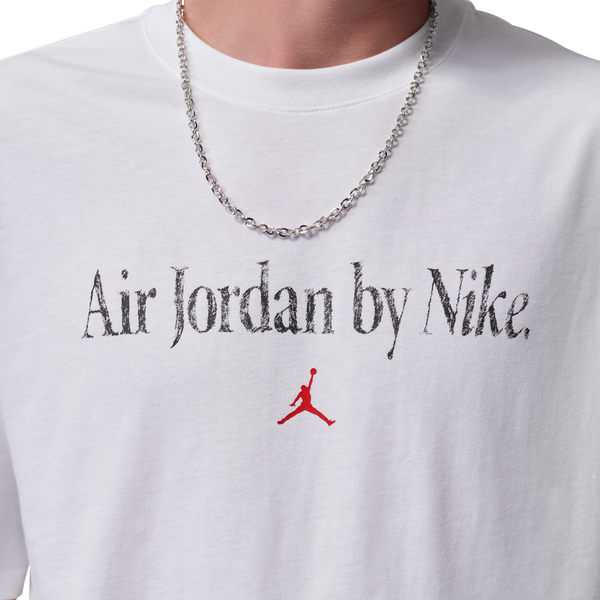 Jordan Brooklyn GFX Sneaker 85 Short Sleeve Crew - Men's - White - Image 3