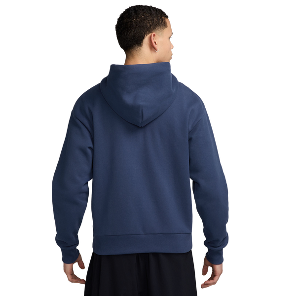 Nike Solo Basketball Full Zip Concept Hoodie - Men's - Navy/White - Image 2