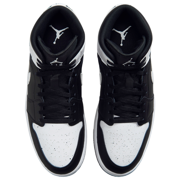 Jordan AJ 1 Mid SE - Men's - Black/White/Black - Image 4