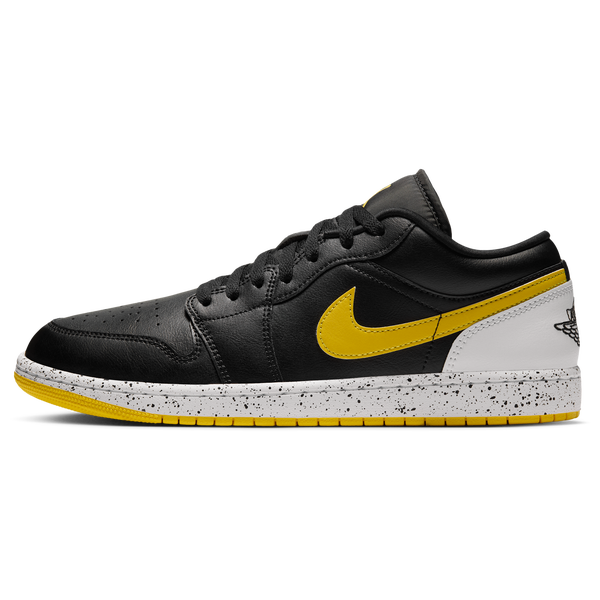 Jordan Air Jordan 1 Low SE - Men's - Black/Tour Yellow/White - Image 2
