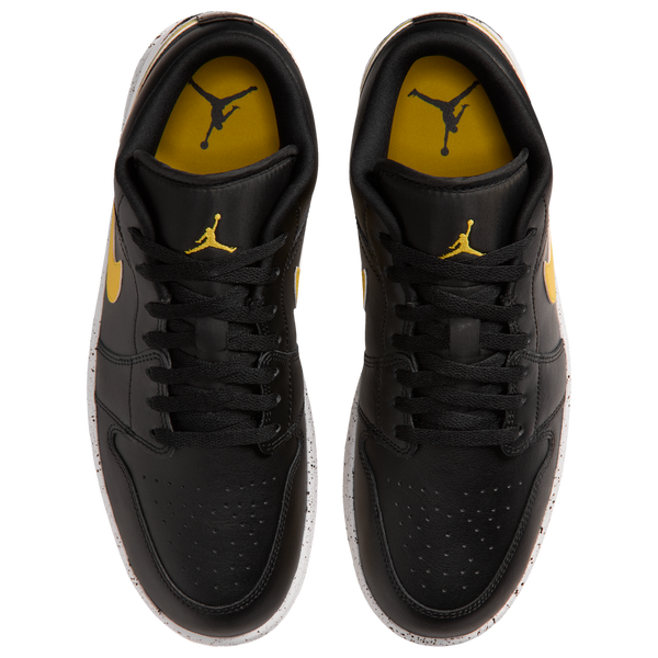 Jordan Air Jordan 1 Low SE - Men's - Black/Tour Yellow/White - Image 4