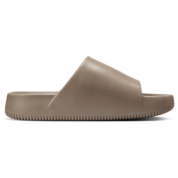 Nike Calm Slides - Women's - Mink Brown/Mink Brown/Mink Brown