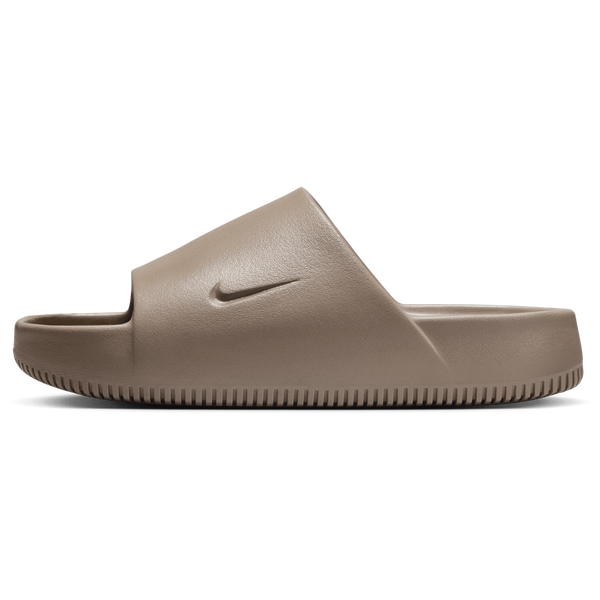 Nike Calm Slides - Women's - Mink Brown/Mink Brown/Mink Brown - Image 2