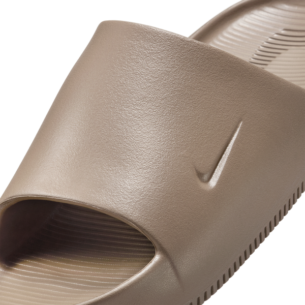 Nike Calm Slides - Women's - Mink Brown/Mink Brown/Mink Brown - Image 5