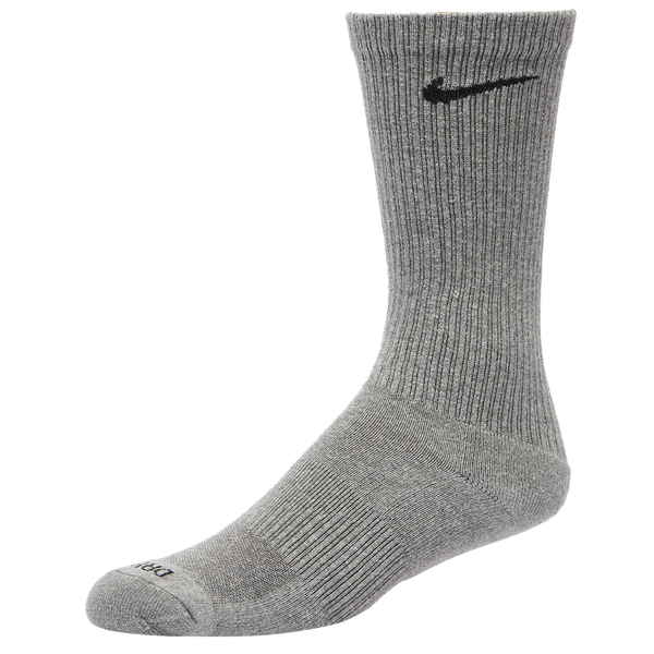 Nike 6 Pack Everyday Plus Cushioned Socks - Men's - White/Gray/Black - Image 2