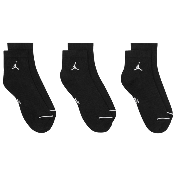 Jordan Every Day Cushioned Ankle 3 Pack - Men's - White/Black - Image 4
