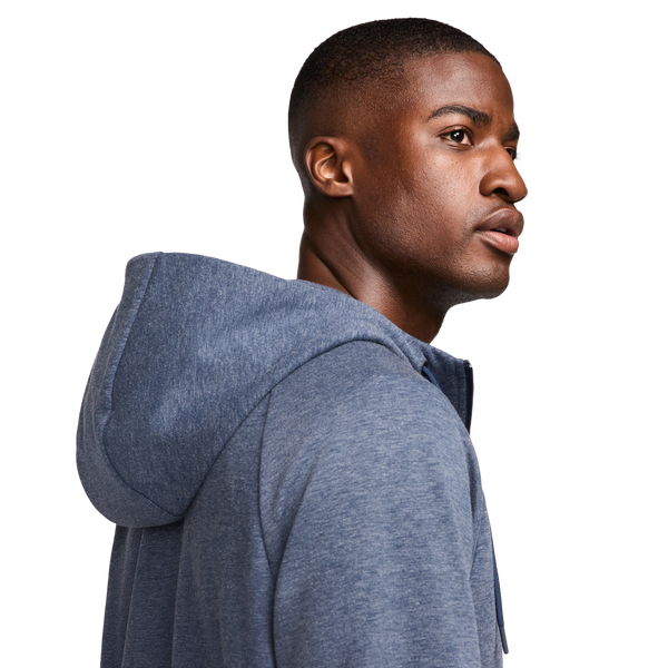 Nike Dri-FIT UV Primary Full-Zip Hoodie - Men's - Obsidian/Heather/Obsidian - Image 2