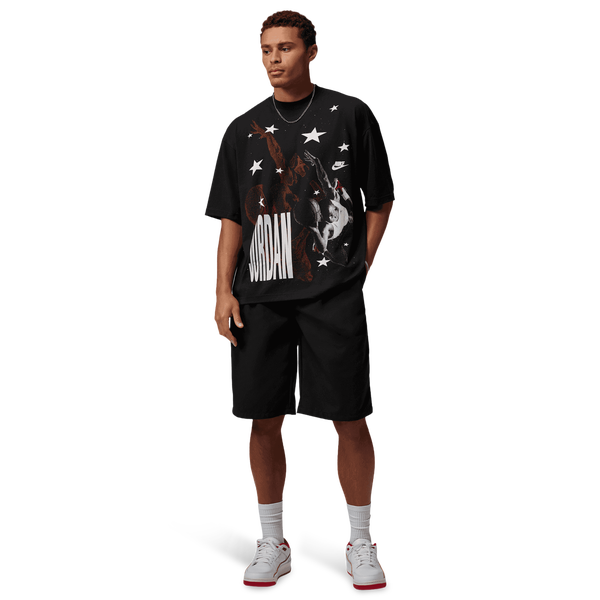 Jordan 96 Oversized AJ 4 T-Shirt - Men's - Black - Image 6