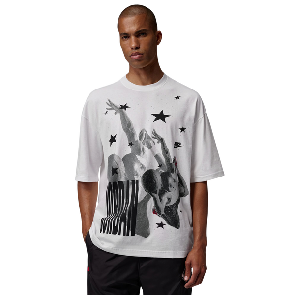 Jordan 96 Oversized AJ 4 T-Shirt - Men's - White
