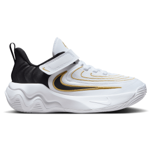 Nike Giannis Immortality 4 - Boys' Preschool - White/Black/Metallic Gold