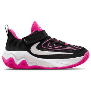 Nike Giannis Immortality 4 - Boys' Preschool - White/Laser Fuchsia/Black