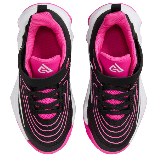 Nike Giannis Immortality 4 - Boys' Preschool - White/Laser Fuchsia/Black - Image 4