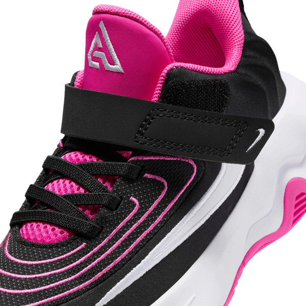 Nike Giannis Immortality 4 - Boys' Preschool - White/Laser Fuchsia/Black - Image 7