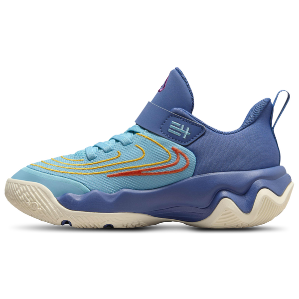 Nike Giannis Immortality 4 - Boys' Preschool - Denim Turquoise/Cosmic Clay/Mystc Navy - Image 2