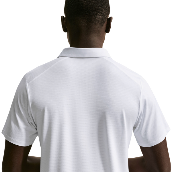 Nike Nikecourt Df Advantage Polo - Men's - White/White/Black - Image 2