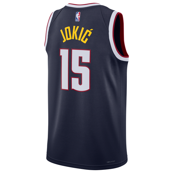 Nike NBA Nuggets Swingman Icon Edition Jersey - Men's - Blue/Red