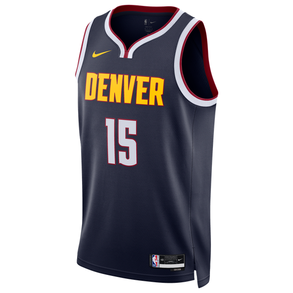 Nike NBA Nuggets Swingman Icon Edition Jersey - Men's - Blue/Red - Image 2