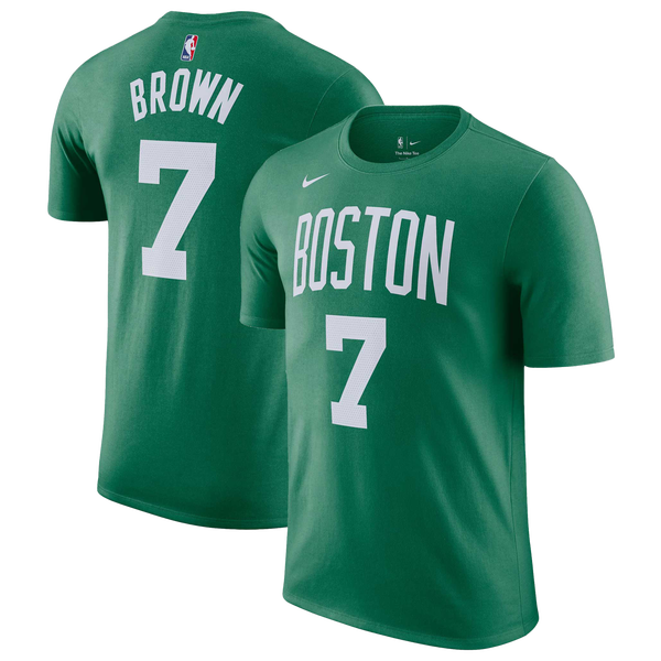 Nike Celtics Name & Number T-Shirt - Men's - White/Kelly Green