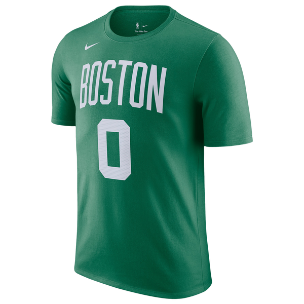 Nike Celtics Name & Number T-Shirt - Men's - White/Kelly Green - Image 2