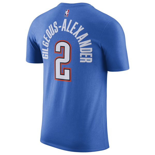 Nike Thunder Name & Number T-Shirt - Men's - Signal Blue
