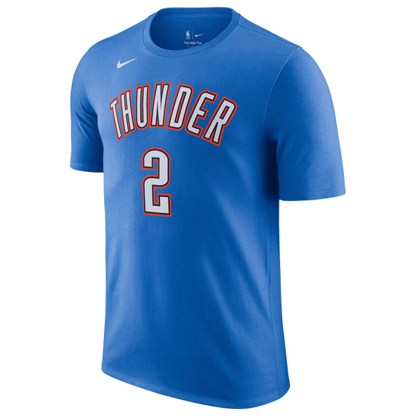 Nike Thunder Name & Number T-Shirt - Men's - Signal Blue - Image 2