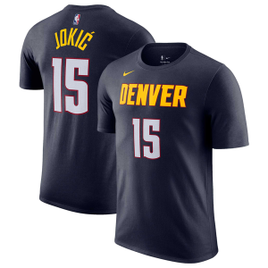 Nike Nuggets Name & Number T-Shirt - Men's - College Navy