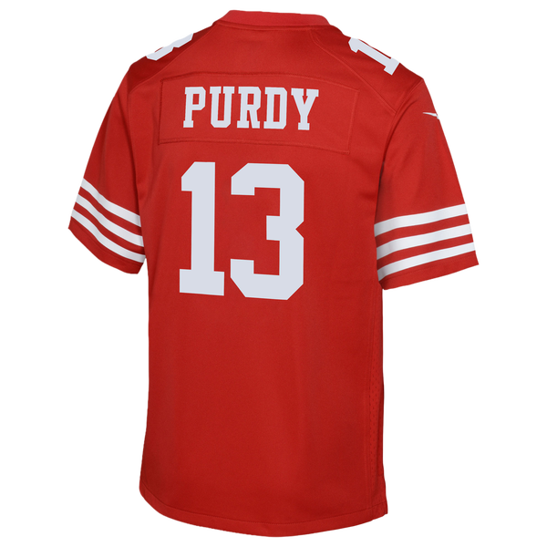 Nike 49ers Game Jersey - Boys' Grade School - Scarlet - Image 3