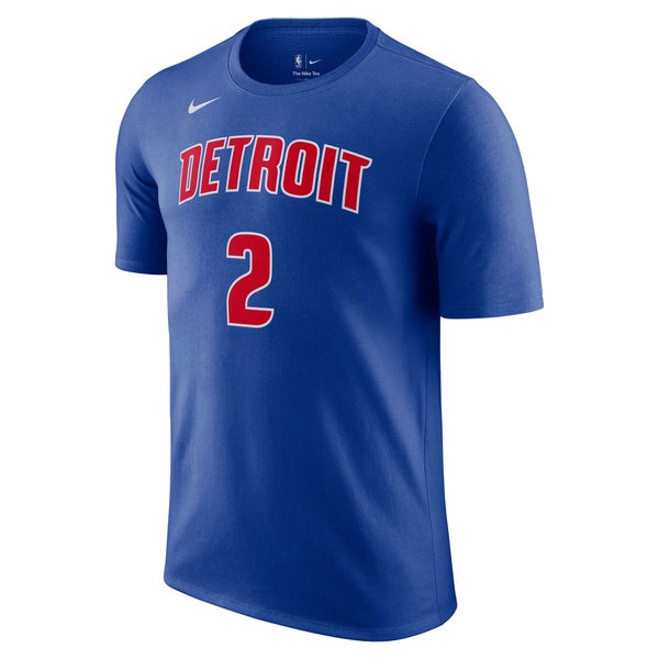 Nike Pistons Name & Number T-Shirt - Men's - Rush Blue - Image 2