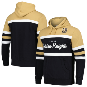 Mitchell & Ness Golden Knights Head Coach Pullover Hoodie - Men's - Black